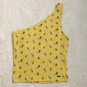 Hollister one shoulder crop top